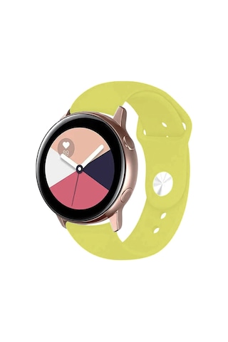 Watch 22mm Klasik Kordon - Sarı Diğer
