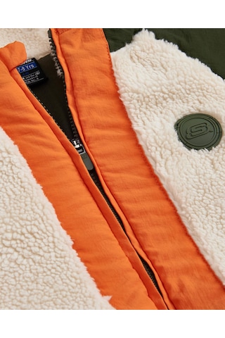 Skechers B Outdoor Fleece Full Zip Sherpa Büyük Erkek Çocuk Haki Mont Sk2520045-1629 Haki