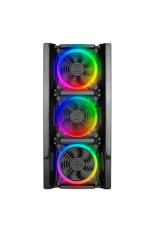 Rampage Hacker Temper Camlı 600w 80+ 4 Rgb Fan Control Gaming Oyuncu Kasası