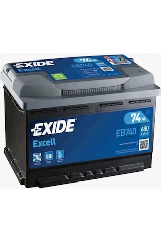 Exide 12V 74Ah 680Cca Excell (72Ah Kutu)-Exide / 552778591