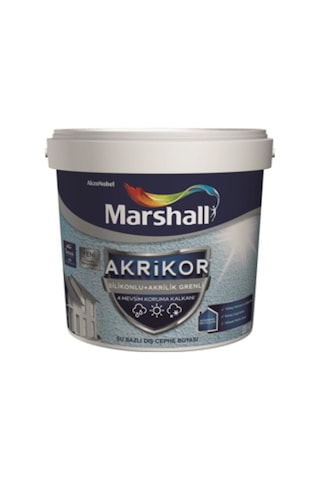 Marshall Akrikor Silikonlu + Akrilik Grenli Dış Cephe Boyası Kandil Alevi 20kg 20 KG