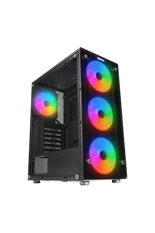 Zeiron Z-Master X100 4x120 MM RGB Fanlı Oyuncu Kasası