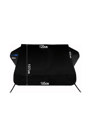 Cbtx Kalınlaşmak 600d Oxford Kumaş Sedan Ön Cam Kapağı Siyah Antifriz Güneşlik Kar Kalkanı