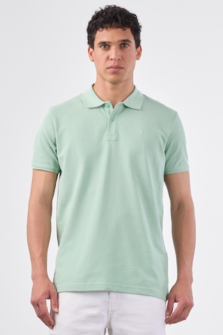 Dufy Mint Yeşili Düz Erkek T-shirt - Slim Fit Mint Yeşili
