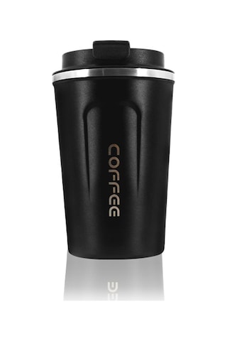 Ranyeek 510ml 304 Çelik Vakumlu Termos Bardak - Araç/ofis/kişisel Kullanım - Siyah Siyah