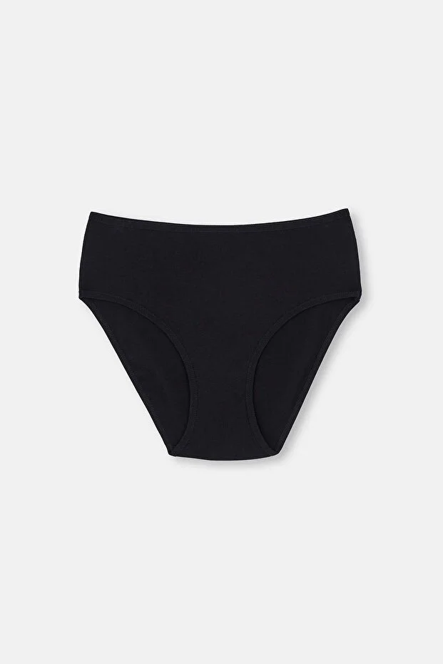 Dagi Kadın Karışık 5'li Yüksek Bel Slip Külot- 5104k Siyah-Beyaz-Ten