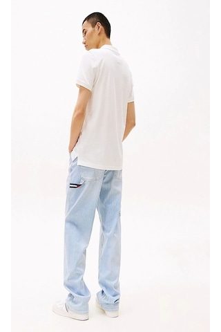 Tommy Hilfiger Erkek Beyaz Slim Fit Polo T-shirt Beyaz