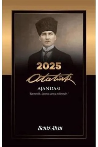 Bk Gift Kişiye Özel Premium 2025 Atatürk Ajandası - 2 Kobitmeyencom33600 Bk Gift Renkli