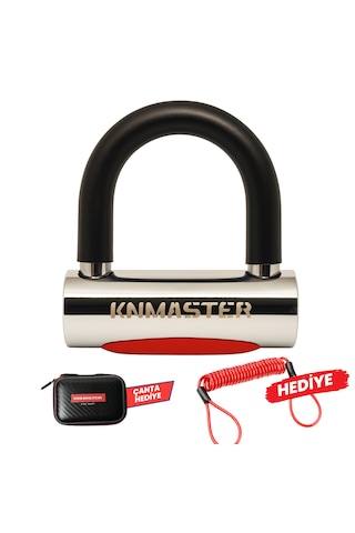 Knmaster Cl300 U Disk Kilidi Motosiklet Kilidi Siyah