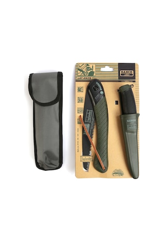 Bahco Laplander Testere Ve Bıçak Seti Özel Taşıma Kılıflı Yeşil Kılıf