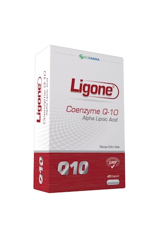 Ligone Coenzyme Q10 45 Kapsül ( Coenzyme Q-10 ve Alpha Lipoic Acid)