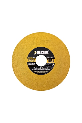 Sgs Cam-dekton-seramik-mermer Elmas İnce Kesme Taşı 115 Mm.