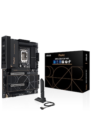 Asus Proart Z890-Creator WİFİ 9000 MHz OC DDR5 M.2 1851P ATX Anakart