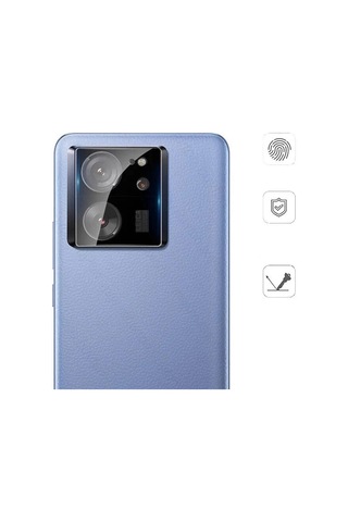 Kilifone - Xiaomi Mi 13t Uyumlu - Kamera Lens Koruyucu 3d Kamera Camı - Şeffaf
