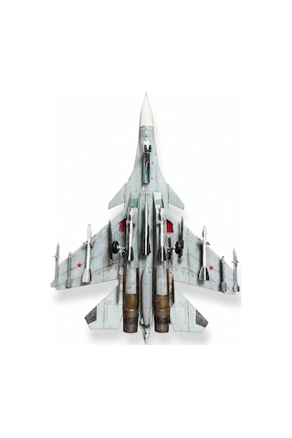 Montajlı + Boyalı Su-27 Maket Ucak