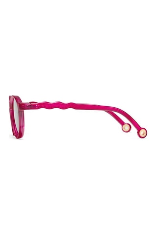 Olivio&co Classic Oval Çocuk Güneş Gözlüğü - Raspberry Açık Gri