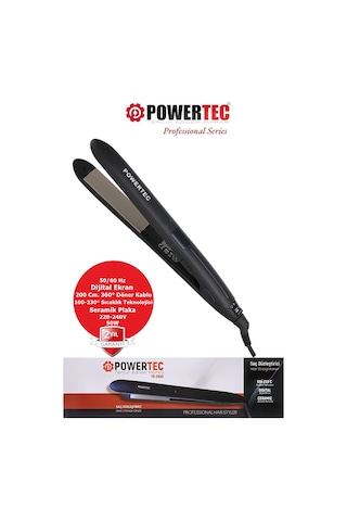 Powertec TR-2800 Profesyonel Saç Düzleştirici