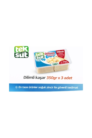Dilimli Kasar 350 Gr X 3 Adet
