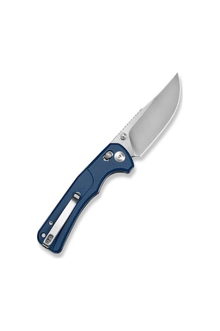 Sencut Slybolt Blue Canvas Micarta Handle Satin Finished 9cr18mov Blade Kamp Çakı Mavi
