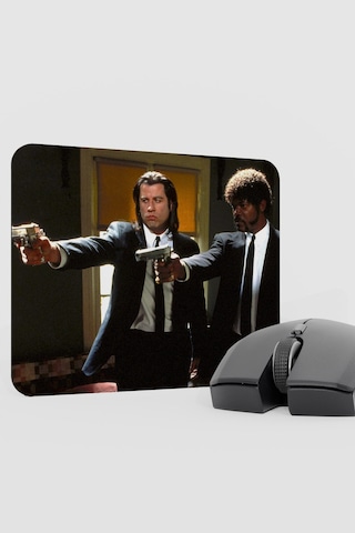 Pulp Fiction Ucuz Roman Tarantino V2 22x18 Gaming Kauçuk Kaymaz Taban Mouse Pad Fare Altlığı