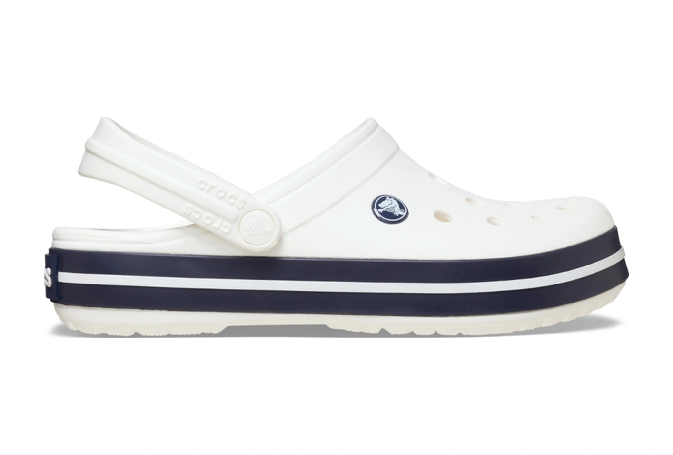 Crocs Crocband Kadın Günlük Rahat Terlik Beyaz Mavi Beyaz Mavi