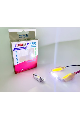 Femex Platinum 39mm Sofit Led Ampul Csp Chipset Aktif Canbus