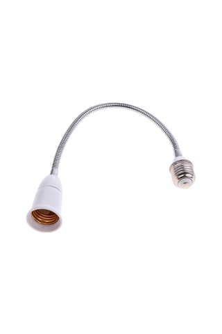 20 Cm Uzunluğunda E27'den E27'ye Ampul Soketi Uzatma A0003 Diğer