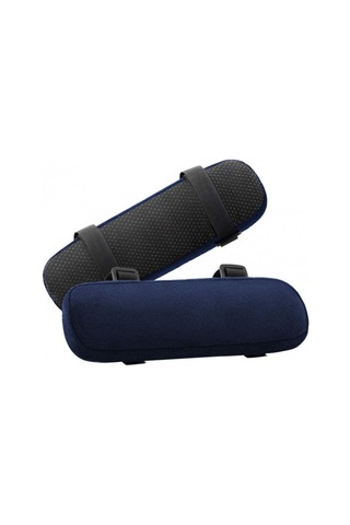 Geeksen Ev Koltuk El Dizlikleri - Hafıza Pamuklu, Dayanıklı, Konfor Verici, Siyah 23.5x7.5x3 Cm Siyah