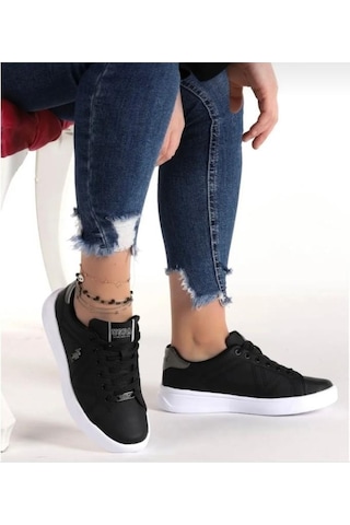 U.s. Polo Assn. Exxy 5fx 101946744 Kadın Sneaker Ayakkabı Siyah 36-40 Siyah