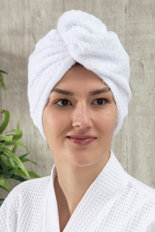 Düz Eponj Düğmeli Havlu Saç Kurulama Bonesi (343993457)