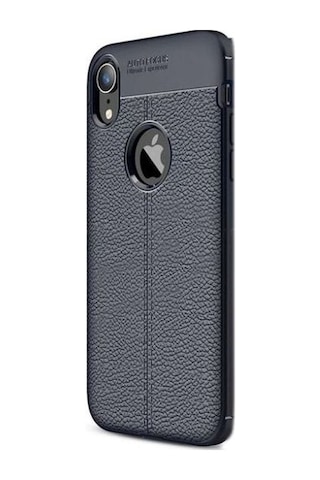 Apsuwa Apple Uyumlu iPhone Xr Kılıf Niss Deri Dokulu Silikon