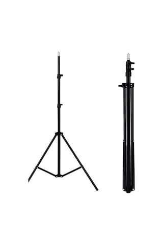 Kyrotech Alüminyum Alaşımlı Işık Standı 2 Metre Ayarlanabilir Yaylı Yastıklı Fotoğraf Tripod Standları Foto
