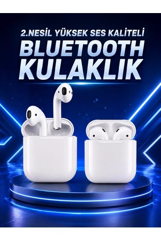 Hepsi 2.nesil Yeni Model Tws Bluetooth Kulaklık Dokunmatik Kontrol Yüksek Ses Kaliteli Najmaddin
