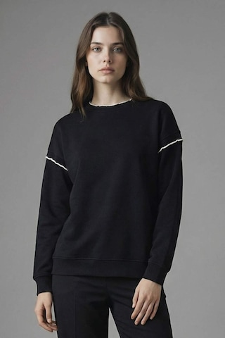 Defacto Regular Fıt Bisiklet Yaka Sweatshirt Tunik G9241ax26spbk81 Siyah-bk81