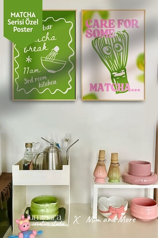 Mim And More X Luminara Studio Care For Some Matcha Poster