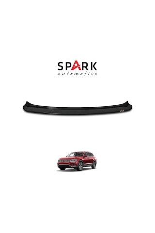 Volkswagen Tiguan 2016- Yılı Ve Sonrası Uyumlu Arka Tampon Eşiği Parlak Siyah
