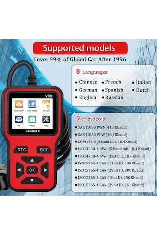 V500 Obd2 Arıza Tespit Cihazı