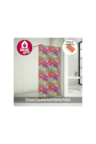 Vitray Desenli Buzlu Cam Folyosu. Duşakabin, Balkon, Mutfak, Banyo, Ofis Camı. Desen No: 11005 Gri