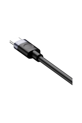 Recci Rs50cc Type-c To Type-c Pd Örgü Tasarım Hızlı Şarj Özellikli Data Ve Şarj Kablosu 65w 1m Siyah