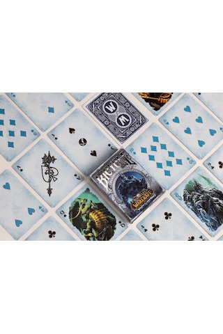 Bicycle World Of Warcraft Wrath Of The Lich King Oyun Kağıdı Kartı Kartları Destesi Koleksiyonluk Mavi