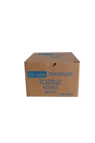 Öz-gün Tebeşir 1 Kutu 100 Adet Köşeli Tebeşir