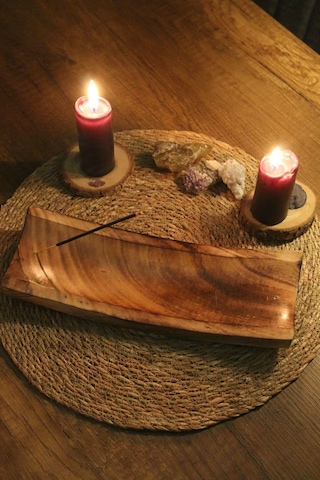 Dikdörtgen Ahşap Geniş Kayık Özel Tütsülük