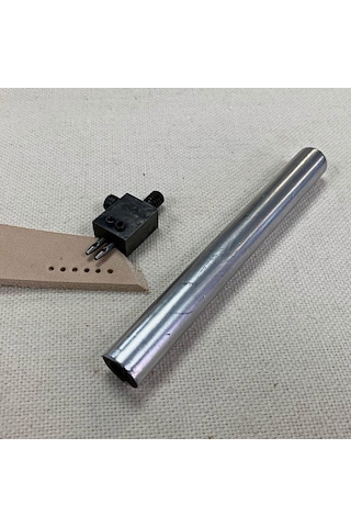Vidalı Metal Çubuk Zımba Elde Vurma Ve Padova Uçları İçin Deri Hobi El Aleti 1 Adet
