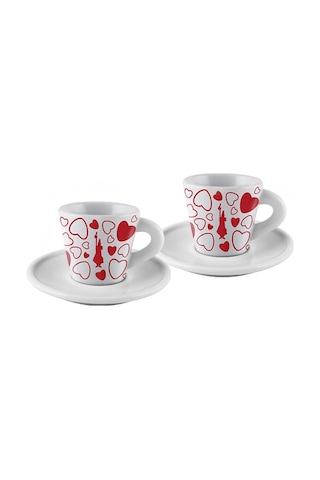 Bialetti Y0tz022 Set 2 Tazzine Espresso Cuore T099-y0tz022 Bialetti