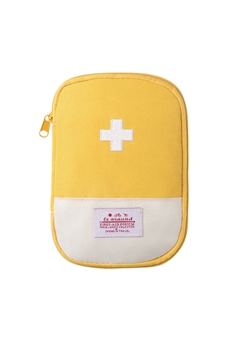 Sones Seyahat Ev Taşınabilir Tıbbi Çanta, Renk: Sarı Küçük