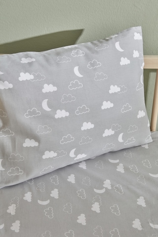 Karaca Home Bebek Cloudy Yastık Çarşaf Set Gri 200.22.11.0229