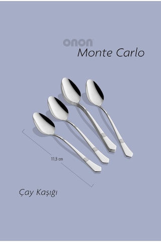 Onon Montecarlo 6 Adet Çay Kaşık Takımı