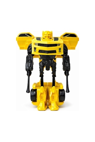 Arabaya Dönüşen Robot Oyuncak Dönüştürülebilir Aksiyon Figürü Sarı