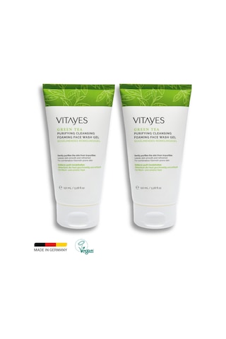Vitayes Yeşil Çay Özlü Arındırıcı Yüz Yıkama Jeli 2 x 150 ML