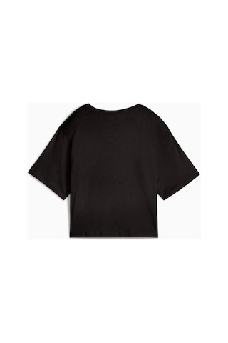 Puma Kadın Ess Cropped No. 1 Logo Tee Tişört 68497201 Siyah